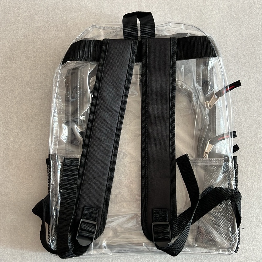 Clear Backpack And Clear Drawstring Bag (Includes… - image 3